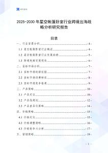 2025-2030年星空帳篷臥室行業跨境出海戰略分析研究報告