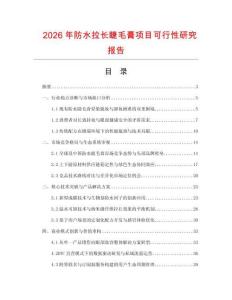 2026年防水拉長睫毛膏項目可行性研究報告