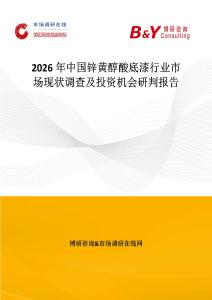 2026年中國鋅黃醇酸底漆行業市場現狀調查及投資機會研判報告