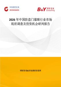 2026年中國防盜門貓眼行業市場現狀調查及投資機會研判報告