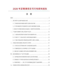 2026年瀝青漆項目可行性研究報告