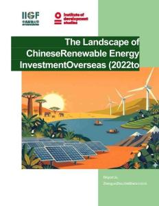 【推薦】中央財經大學綠金院IIGF：中國海外可再生能源投資格局（2022-2025）