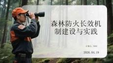 森林防火长效机制建设与实践