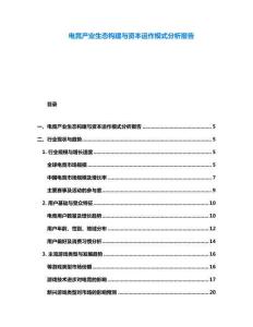 電競產(chǎn)業(yè)生態(tài)構(gòu)建與資本運作模式分析報告