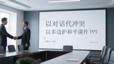 以對話代沖突 以多邊護和平課件 PPT