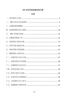 SOP文件實施監督機制方案