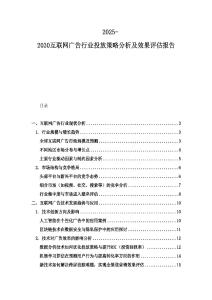 2025-2030互聯網廣告行業投放策略分析及效果評估報告