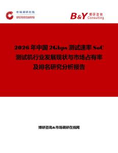 2026年中國2Gbps測試速率SoC測試機行業發展現狀與市場占有率及排名研究分析報告