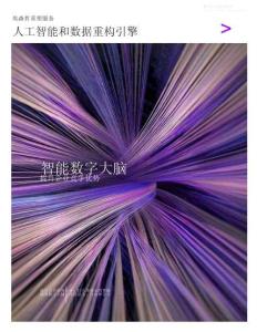 埃森哲-重塑服務 人工智能和數據重構引擎 智能數字大腦 提升企業競爭優勢