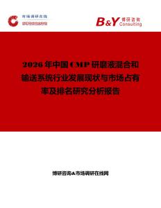 2026年中國CMP研磨液混合和輸送系統(tǒng)行業(yè)發(fā)展現(xiàn)狀與市場占有率及排名研究分析報告