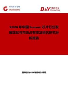 2026年中國Sensor 芯片行業發展現狀與市場占有率及排名研究分析報告