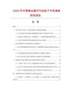 2025年中國離合器式氣動起子市場調查研究報告