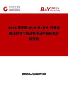 2026年中國DVD-R RW行業發展現狀與市場占有率及排名研究分析報告