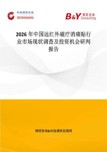 2026年中國遠紅外磁療消痛貼行業市場現狀調查及投資機會研判報告