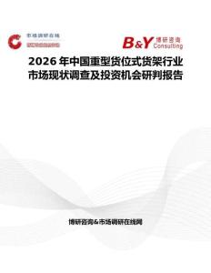 2026年中國重型貨位式貨架行業(yè)市場現(xiàn)狀調(diào)查及投資機會研判報告