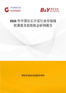 2026年中國長石開采行業市場現狀調查及投資機會研判報告