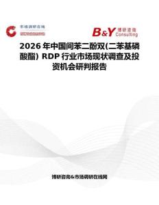 2026年中国间苯二酚双(二苯基磷酸酯) RDP行业市场现状调查及投资机会研判报告