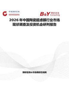 2026年中國陶瓷超慮膜行業市場現狀調查及投資機會研判報告