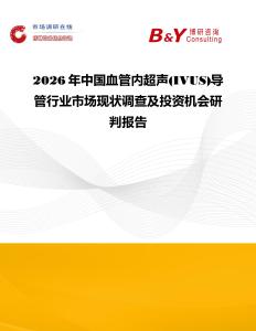 2026年中國血管內超聲(IVUS)導管行業市場現狀調查及投資機會研判報告