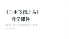 第11课《自由飞翔之鸟》教学课件-2025-2026学年岭南美版（2024）初中美术七年级下册