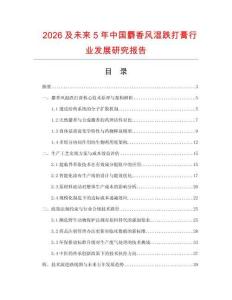 2026及未來5年中國麝香風濕跌打膏行業發展研究報告