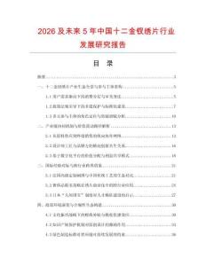 2026及未来5年中国十二金钗绣片行业发展研究报告