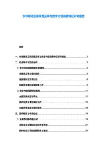 东非移动互联网普及率与数字内容消费特征研究报告