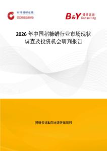 2026年中國稻糠蠟行業市場現狀調查及投資機會研判報告