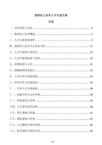 鈑噴加工技術(shù)人才引進(jìn)方案