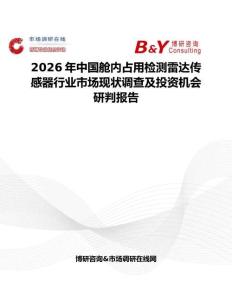 2026年中國艙內占用檢測雷達傳感器行業市場現狀調查及投資機會研判報告