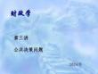 財政學（第四版）課件3 財政活動中的公共決策
