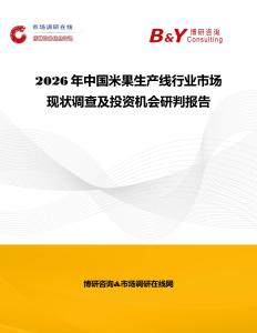 2026年中國米果生產線行業市場現狀調查及投資機會研判報告