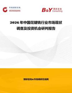 2026年中國花鍵銑行業(yè)市場(chǎng)現(xiàn)狀調(diào)查及投資機(jī)會(huì)研判報(bào)告