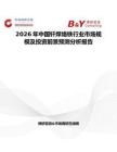 2026年中國釬焊烙鐵行業(yè)市場規(guī)模及投資前景預測分析報告