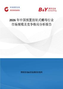2026年中國預(yù)置扭矩式螺母行業(yè)市場規(guī)模及競爭格局分析報告