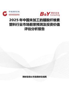 2025年中國未加工的醋酸纖維素塑料行業(yè)市場前景預(yù)測及投資價(jià)值評估分析報(bào)告