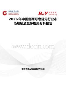 2026年中國魯斯可皂苷元行業市場規模及競爭格局分析報告