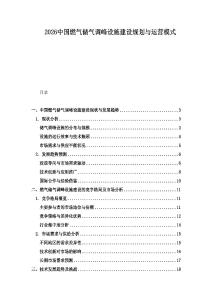 2026中国燃气储气调峰设施建设规划与运营模式