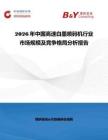 2026年中國高速白墨噴碼機行業市場規模及競爭格局分析報告