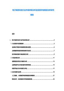 电子商务科技行业市场供需分析及投资评估规划分析研究报告