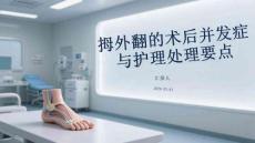 拇外翻的術后并發癥與護理處理要點
