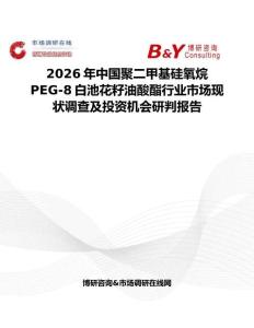 2026年中國聚二甲基硅氧烷PEG-8白池花籽油酸酯行業(yè)市場現(xiàn)狀調(diào)查及投資機會研判報告