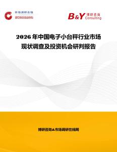 2026年中國電子小臺秤行業市場現狀調查及投資機會研判報告