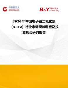 2026年中国电子级二氟化氙（XeF2）行业市场现状调查及投资机会研判报告