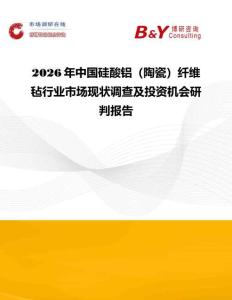 2026年中國硅酸鋁（陶瓷）纖維氈行業市場現狀調查及投資機會研判報告