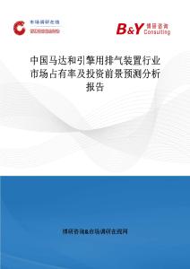 中国马达和引擎用排气装置行业市场占有率及投资前景预测分析报告