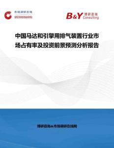 中國馬達和引擎用排氣裝置行業市場占有率及投資前景預測分析報告