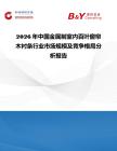 2026年中國金屬制室內百葉窗簾木襯條行業市場規模及競爭格局分析報告