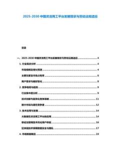 2025-2030中国灵活用工平台发展现状与劳动法规适应