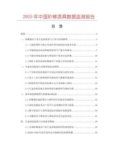 2025年中國階梯燙具數據監測報告